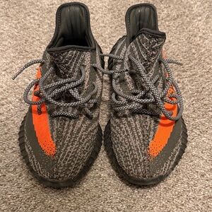 Yeezy Sneakers - Gray and Orange 350